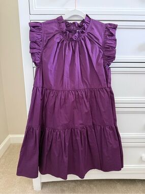 Mint Girls Purple Baby Doll Dress (12/14)